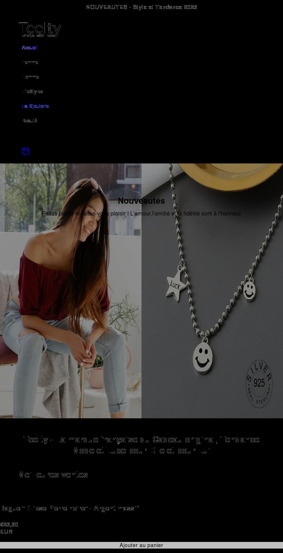 teelty.com shopify website screenshot