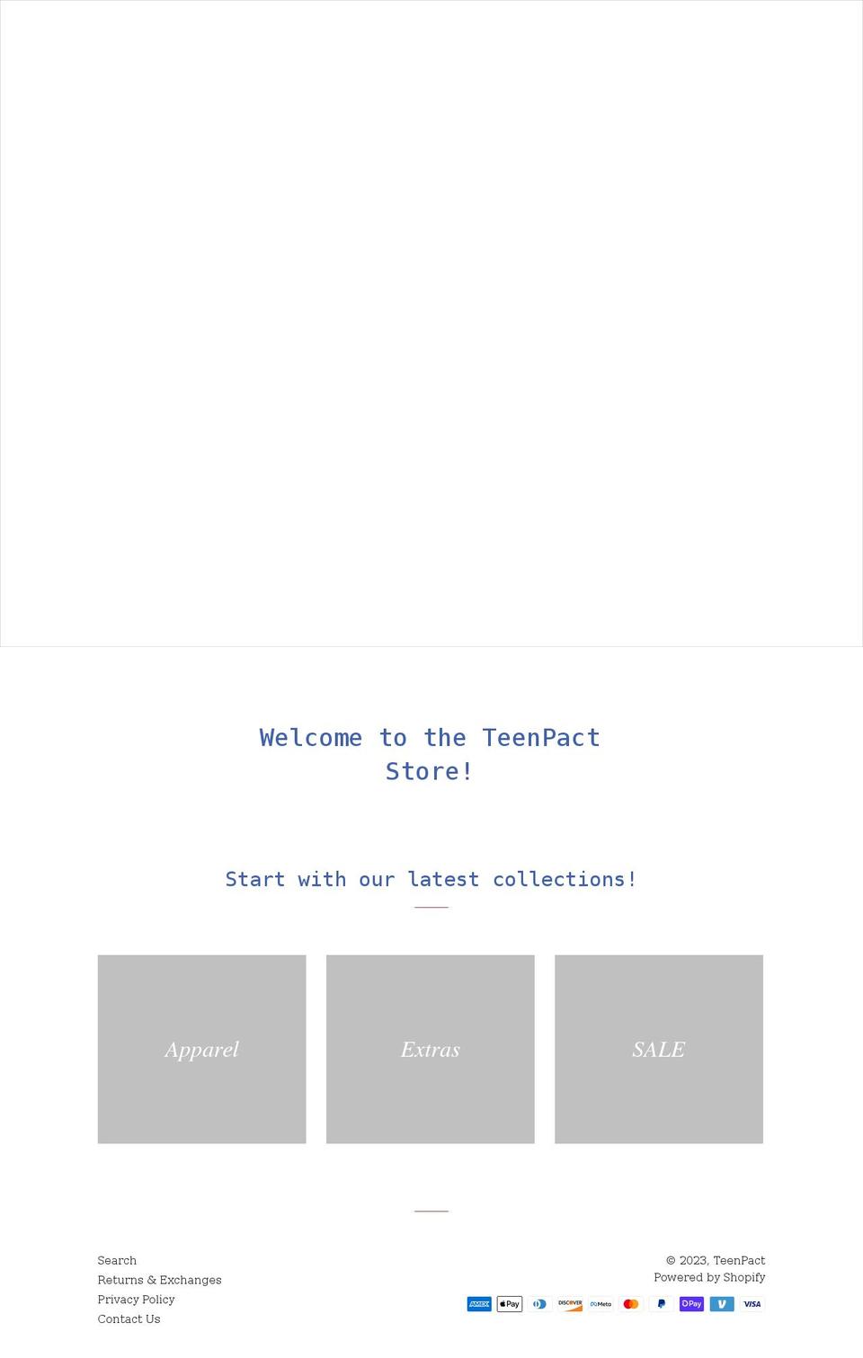 teenpact.myshopify.com shopify website screenshot