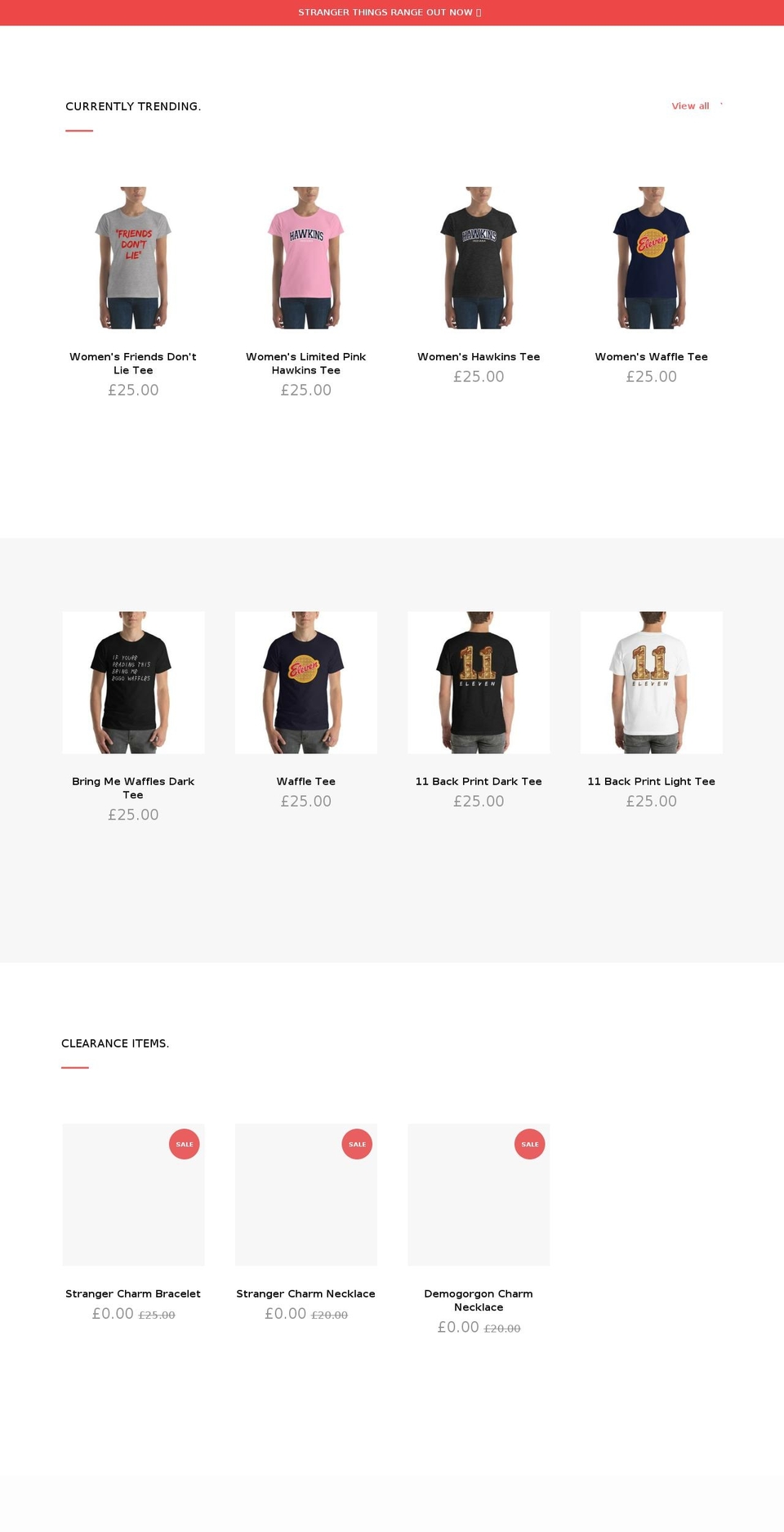 teereel.com — Shopify storefront screenshot