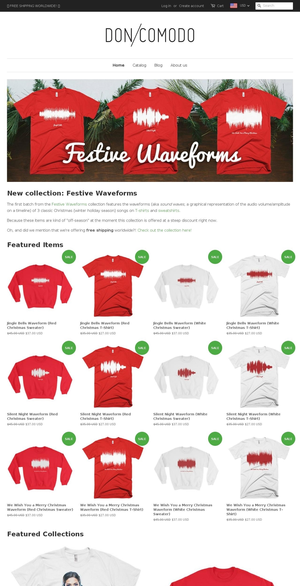 teeshirtjunkie.com — Shopify storefront screenshot