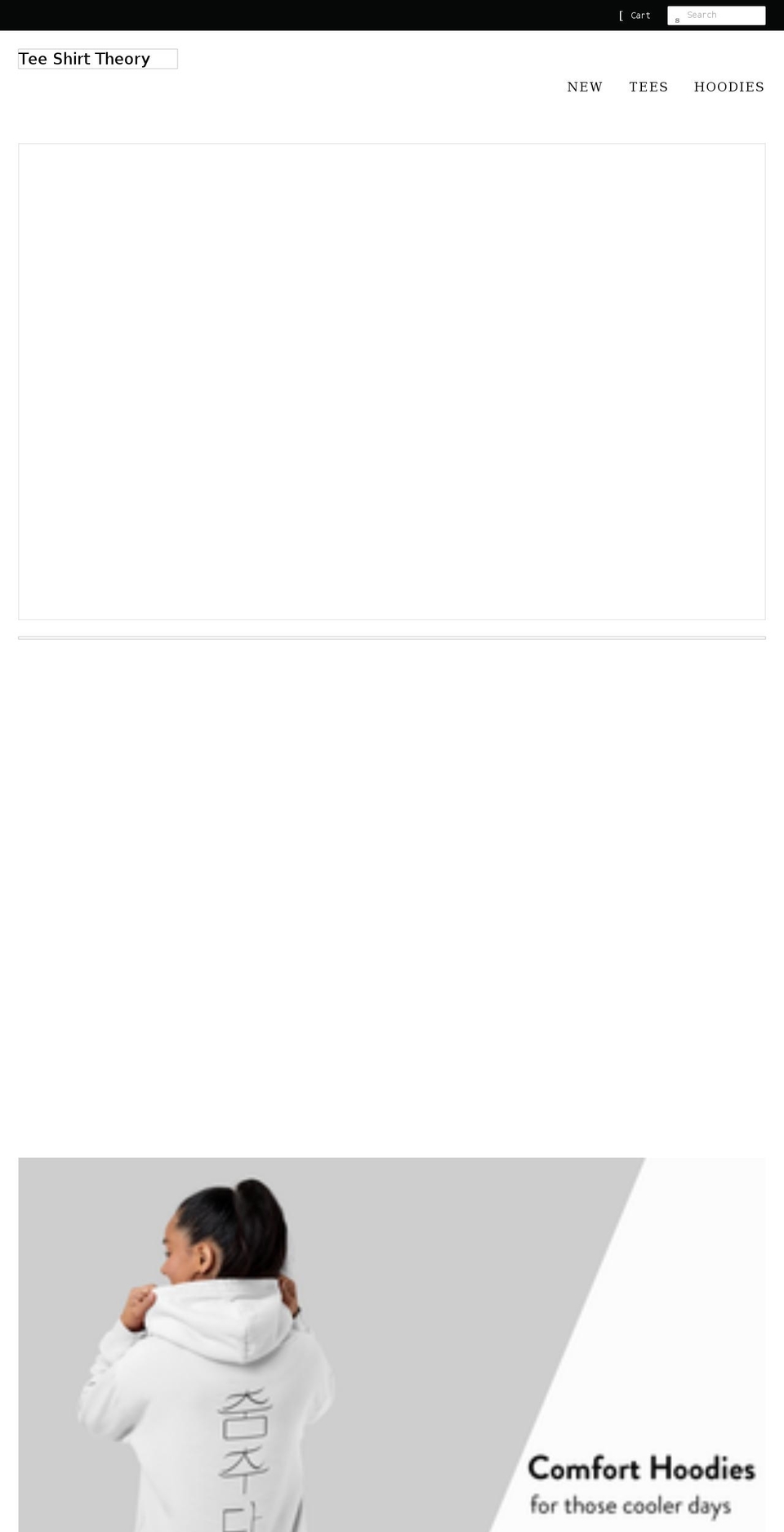 teeshirttheory.com shopify website screenshot