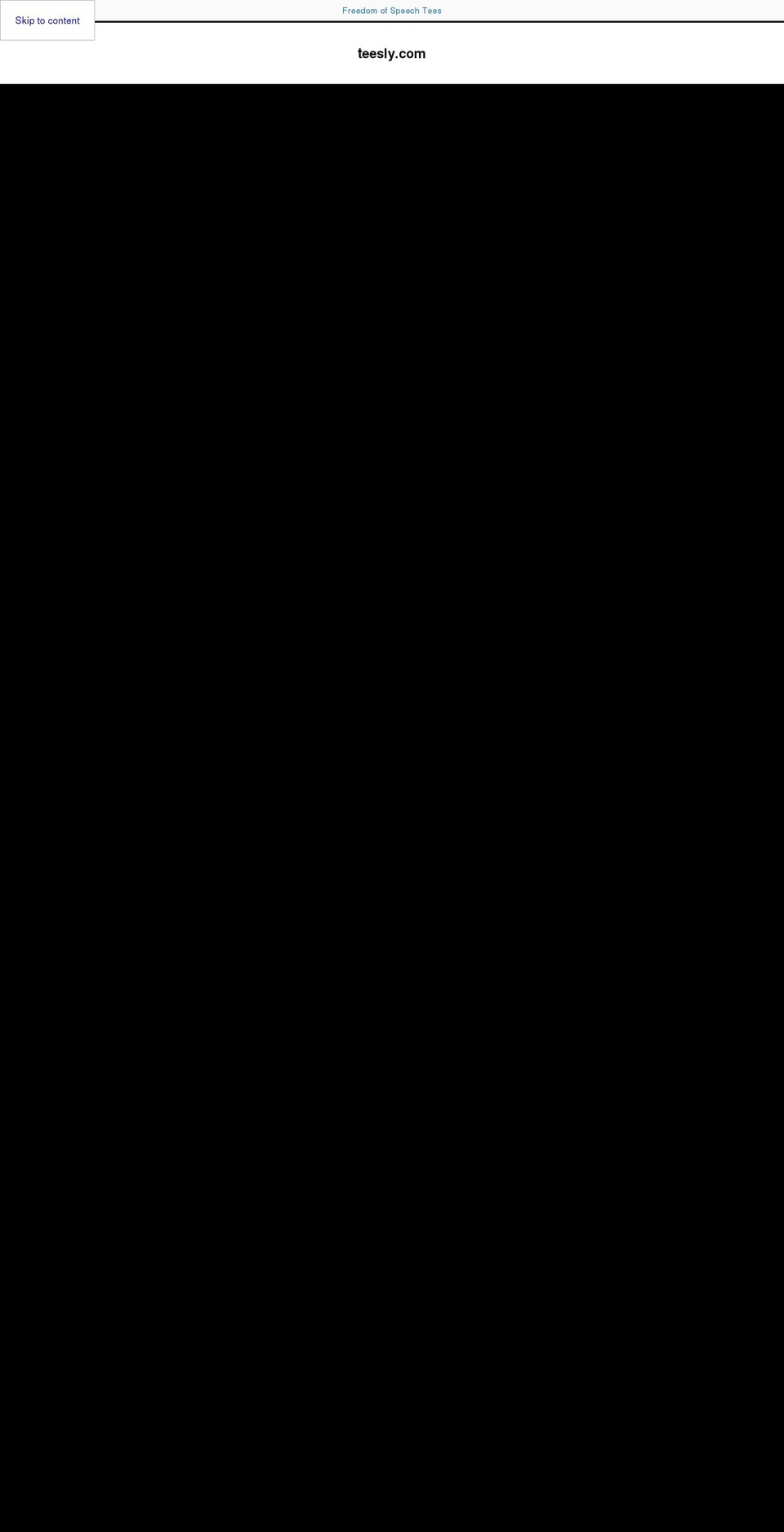 teesly.com shopify website screenshot