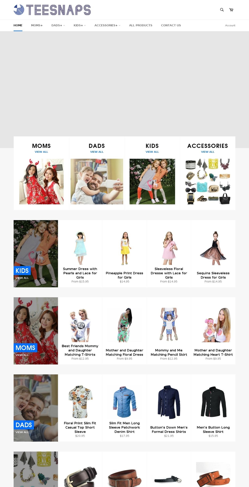 teesnaps.com — Shopify storefront screenshot