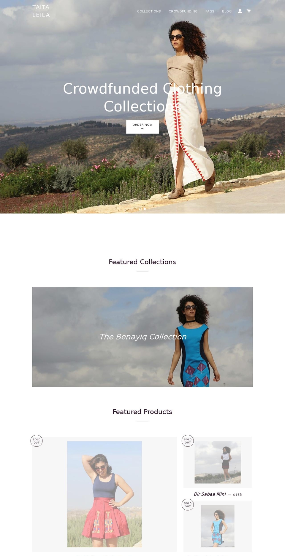 teitaleila.com shopify website screenshot
