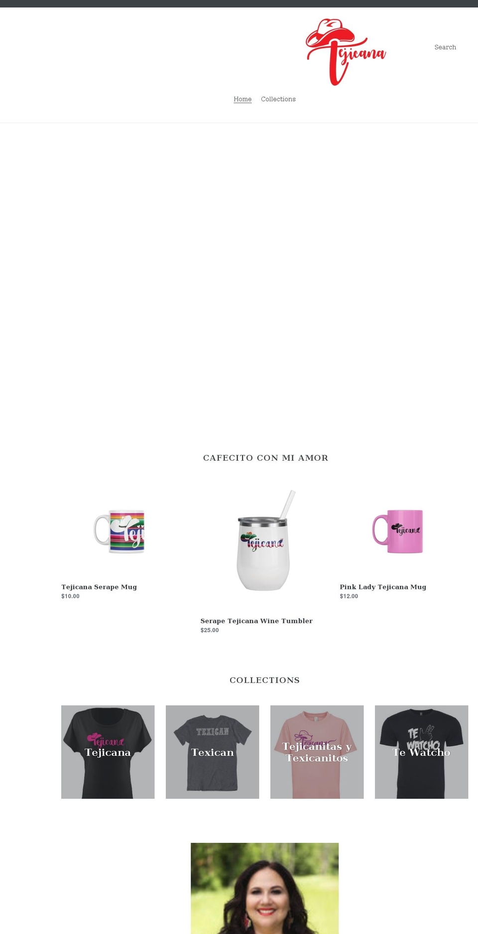 tejicana.com shopify website screenshot