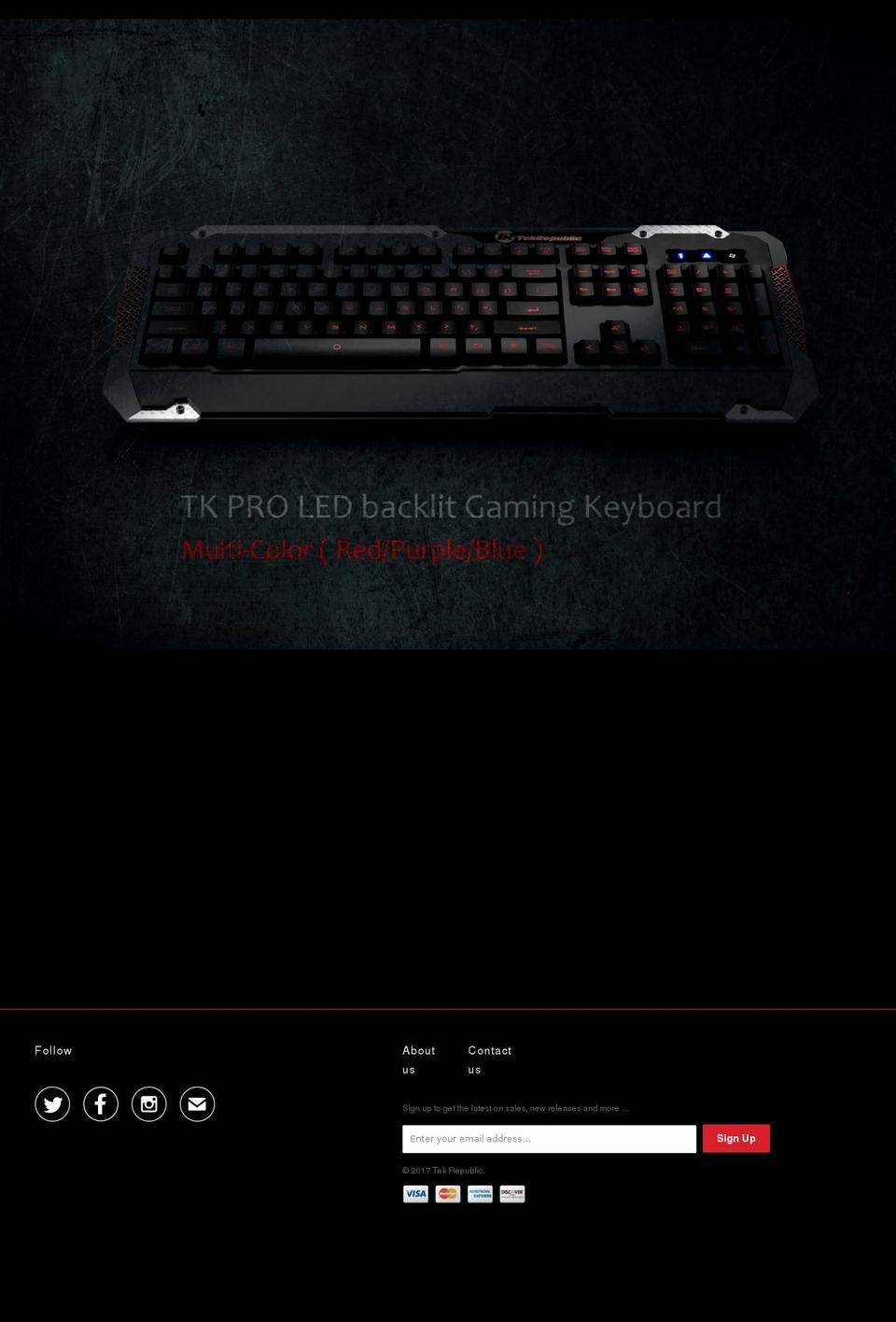 tek-republic.com shopify website screenshot