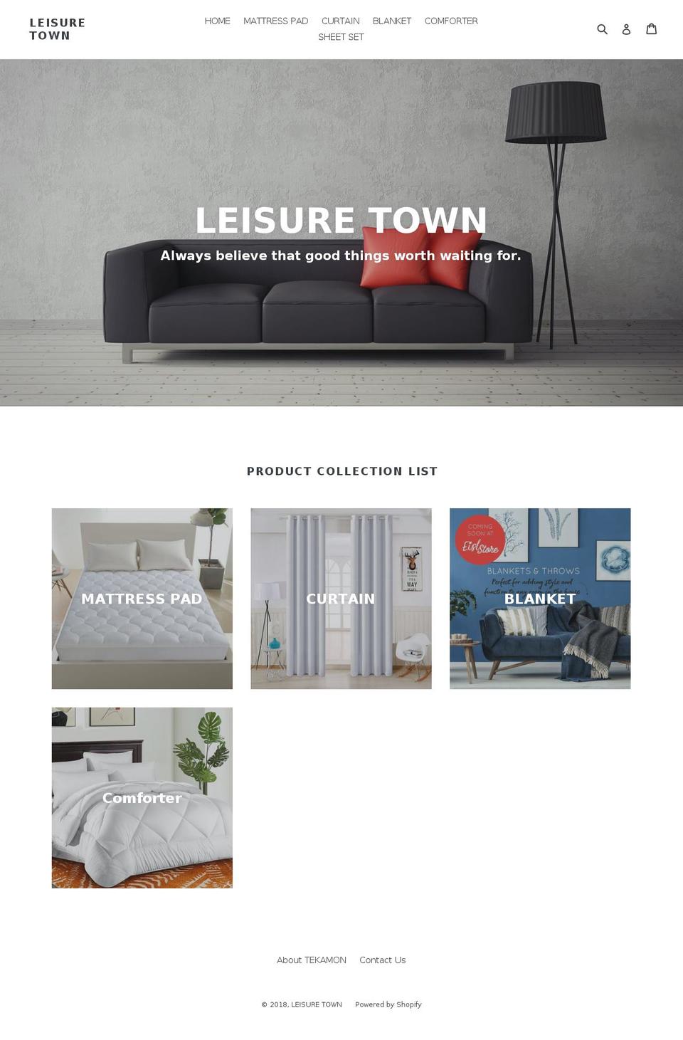 tekamon.com — Shopify storefront screenshot