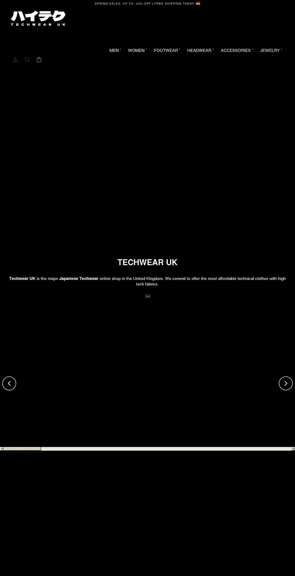 tekkawear.com shopify website screenshot
