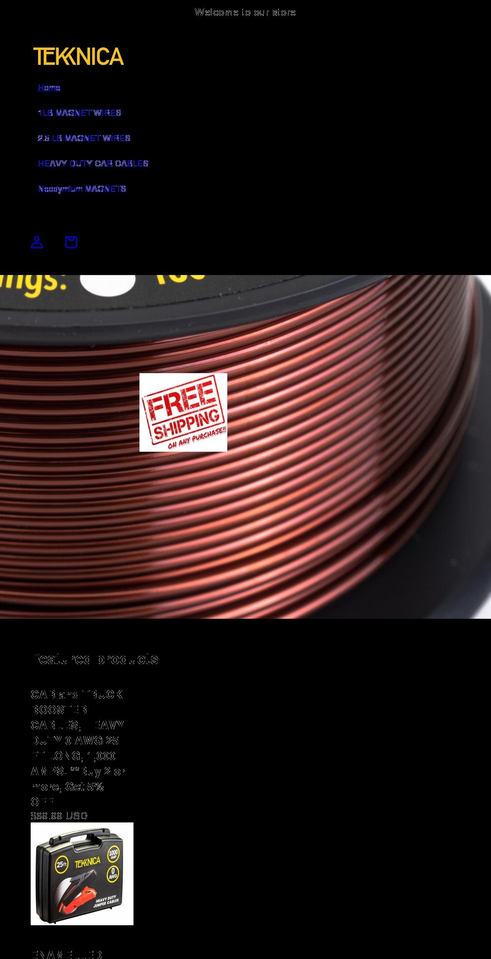 tekknica.com shopify website screenshot