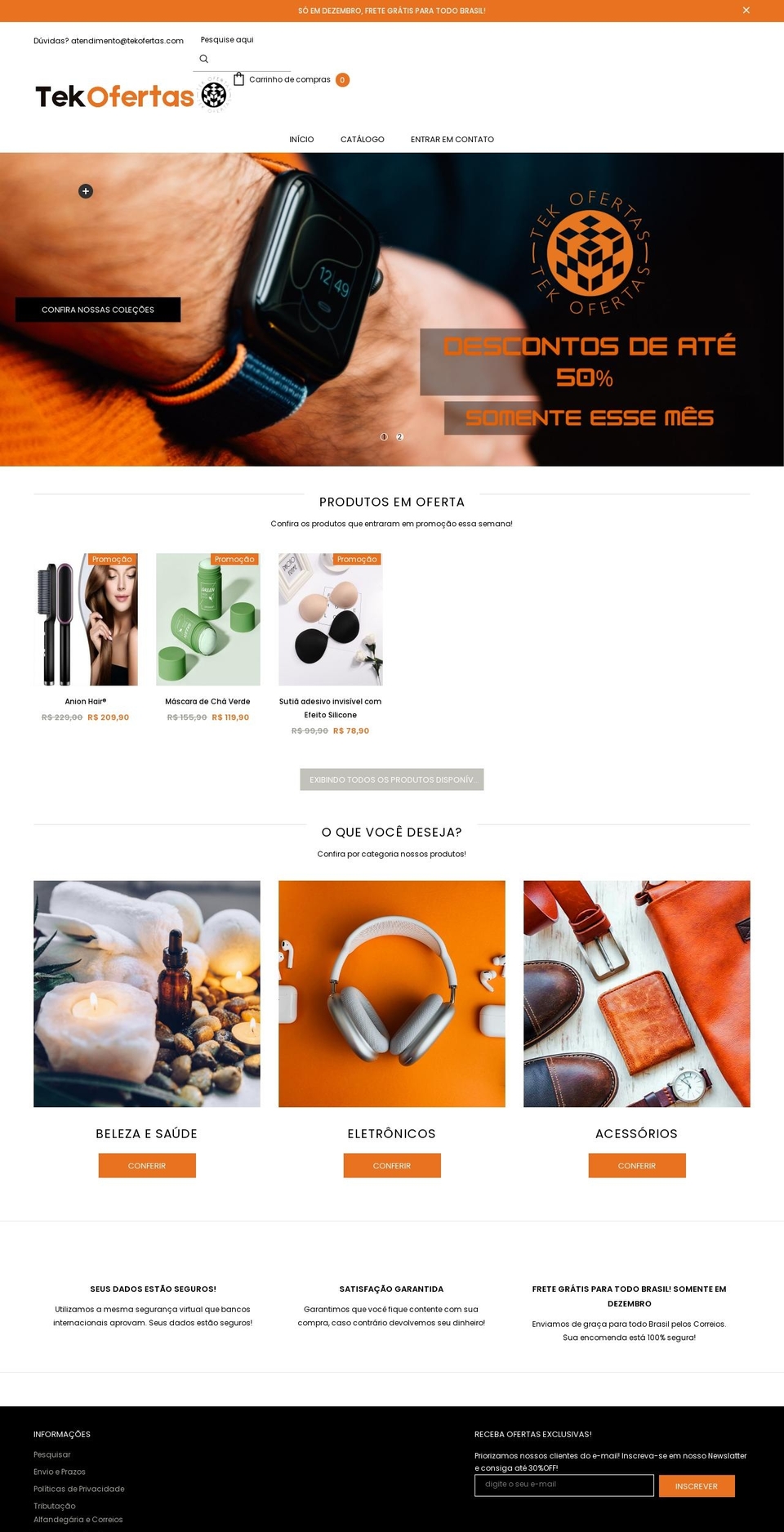 tekofertas.com shopify website screenshot