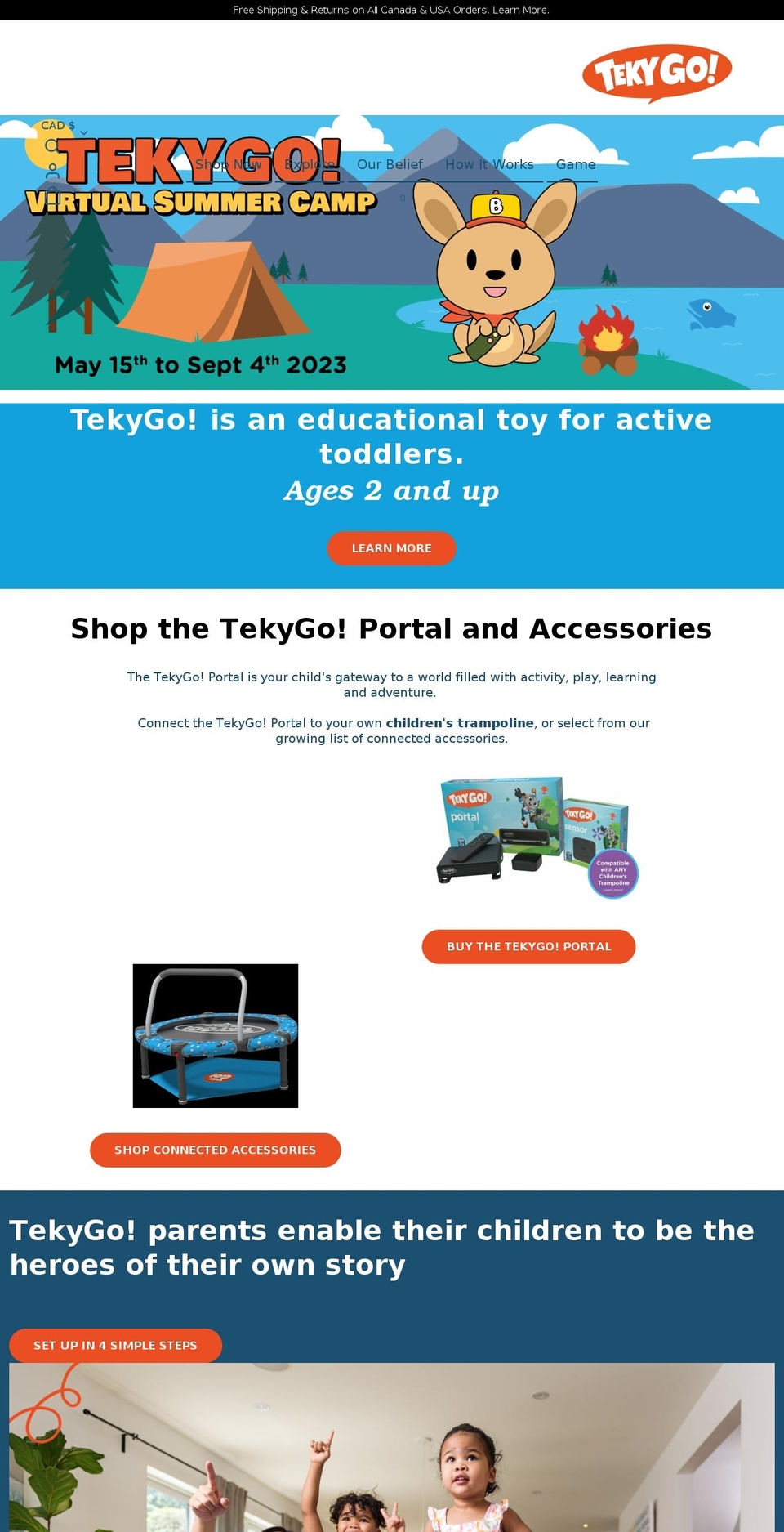 tekygo.com shopify website screenshot