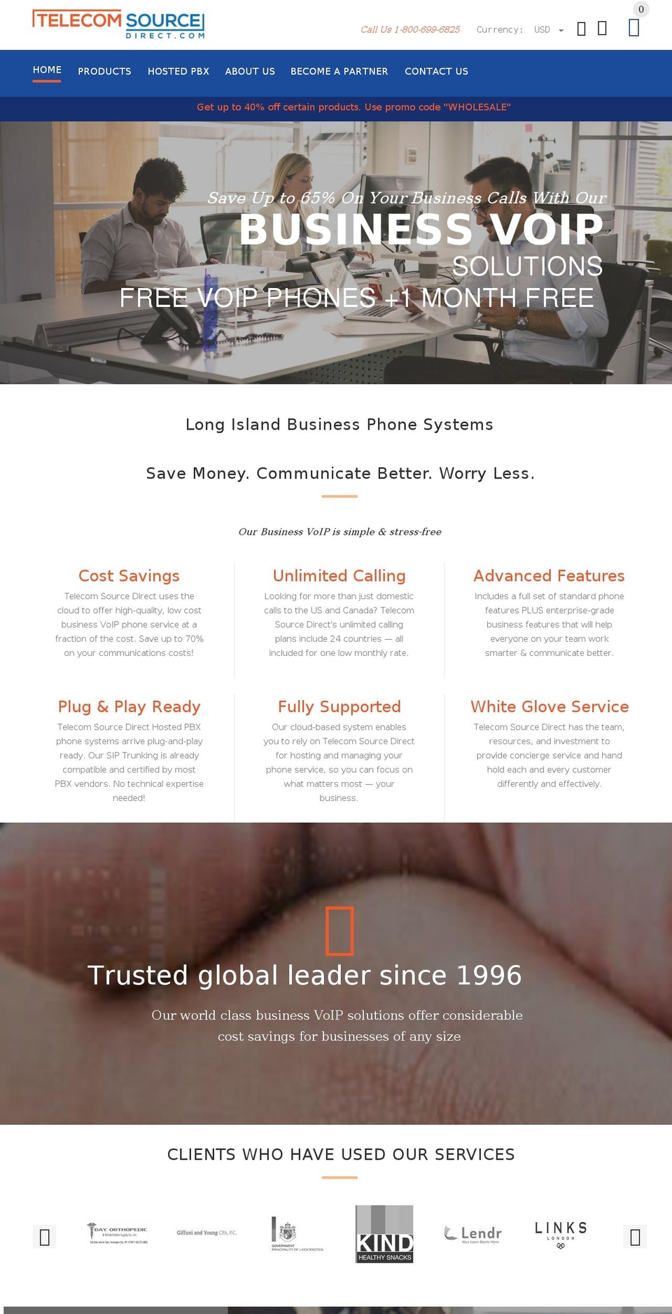 theme-hozio-custom Shopify theme site example telecomsourcedirect.com