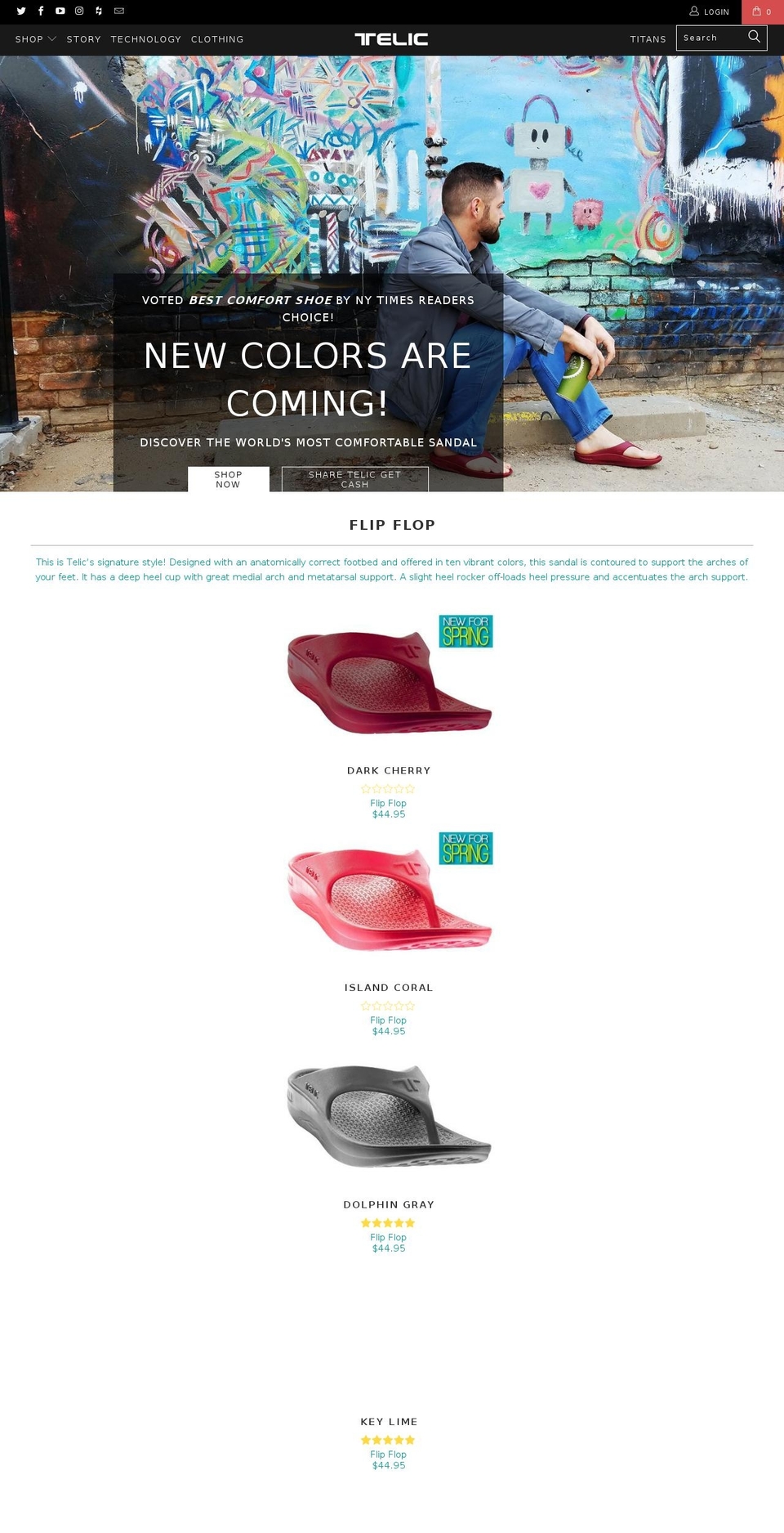 telic.com shopify website screenshot