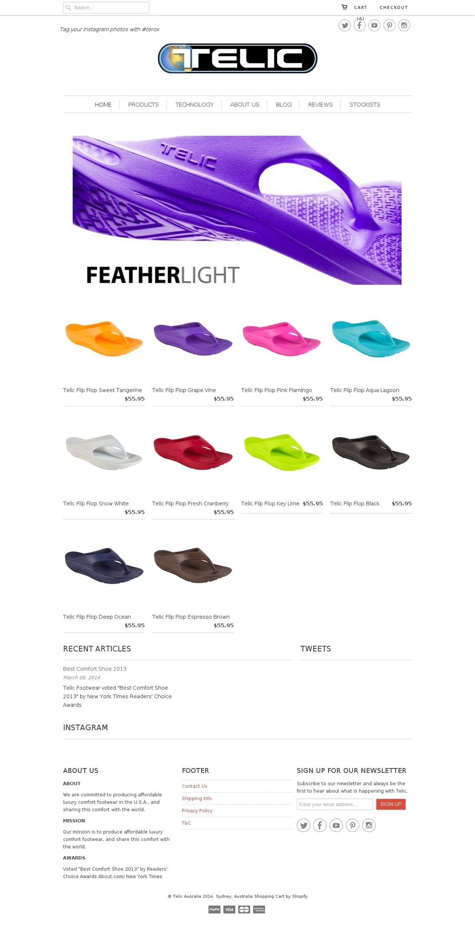 teliconline.com shopify website screenshot