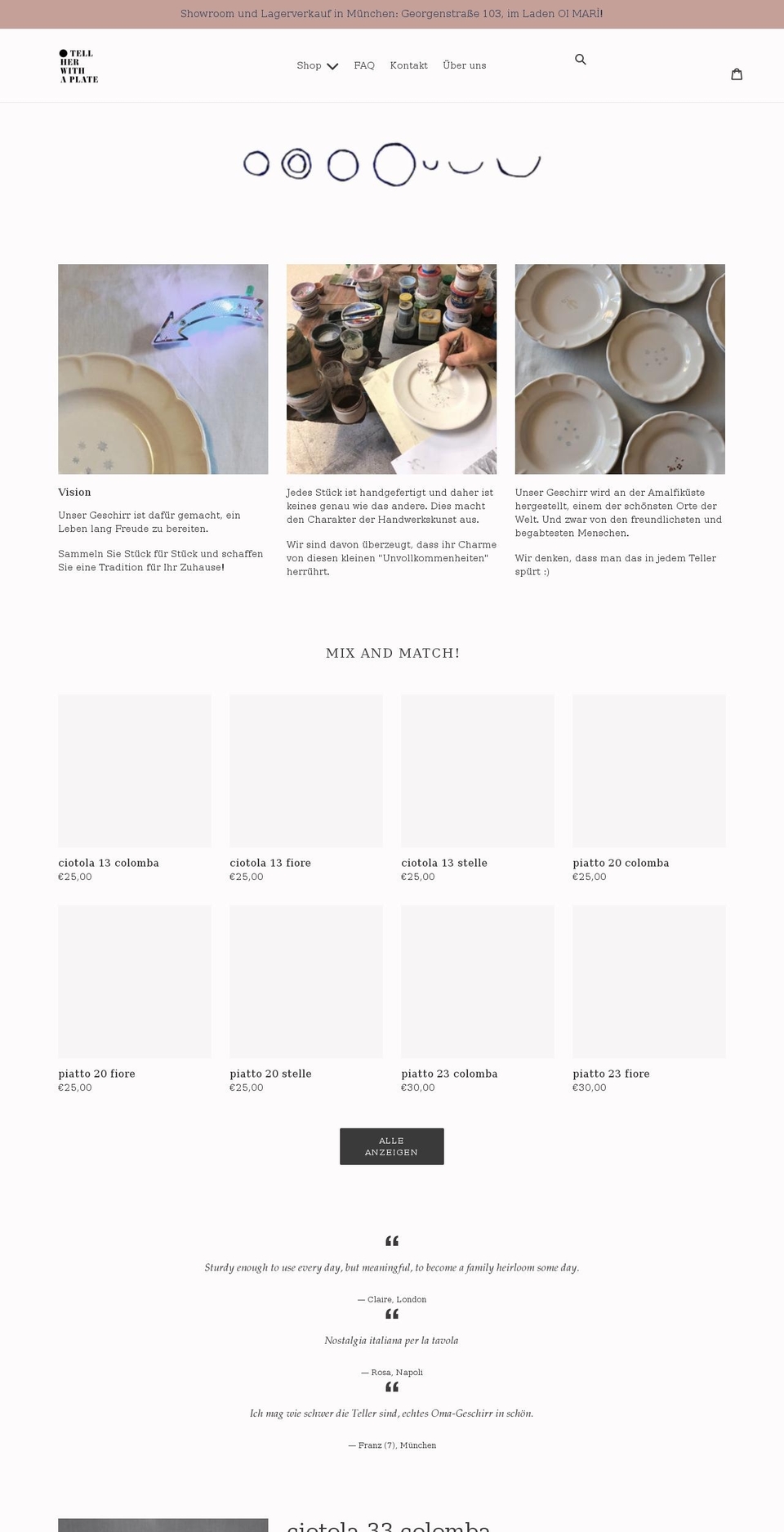 tellherwithaplate.com shopify website screenshot