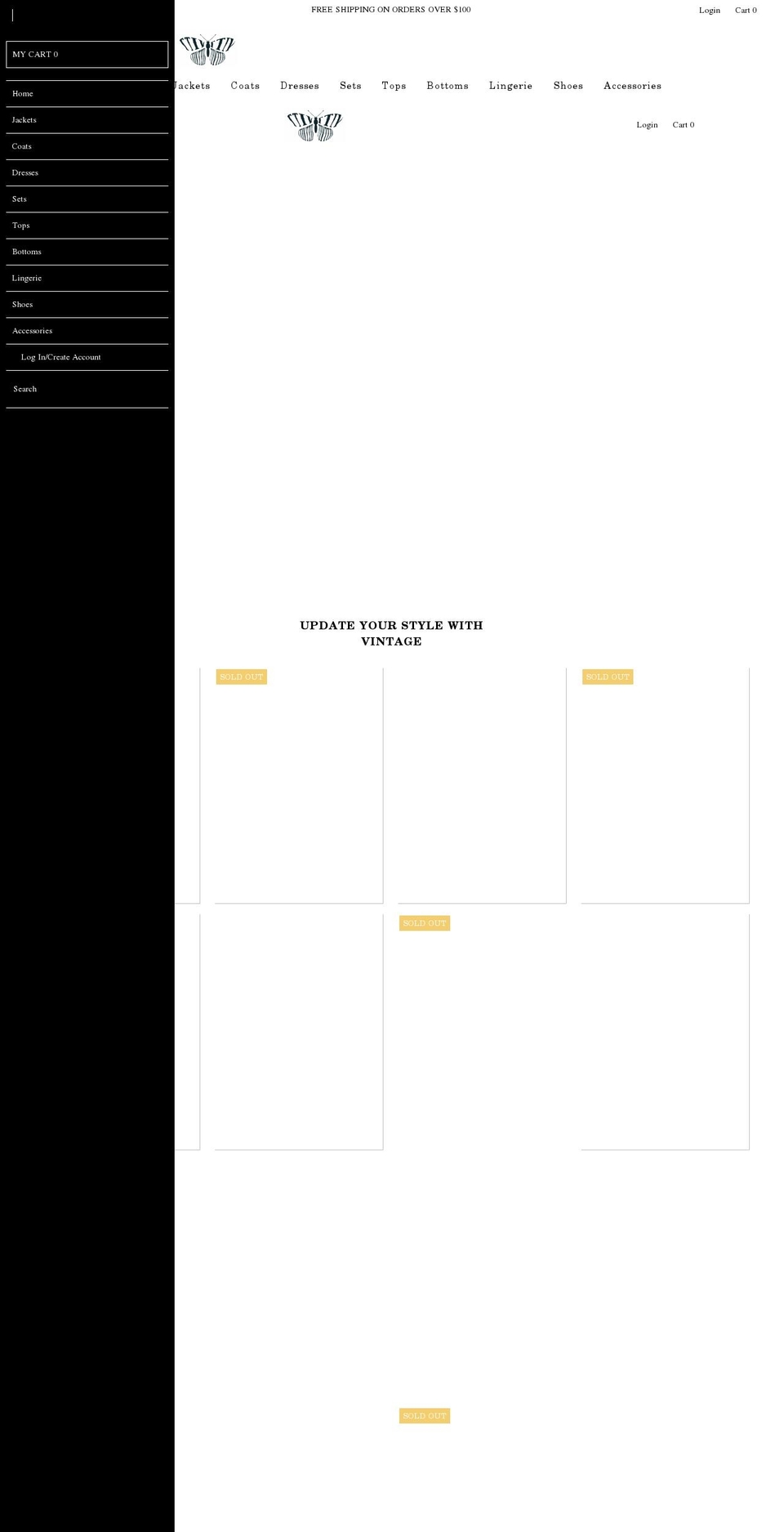 tellthemitsvintage.com shopify website screenshot