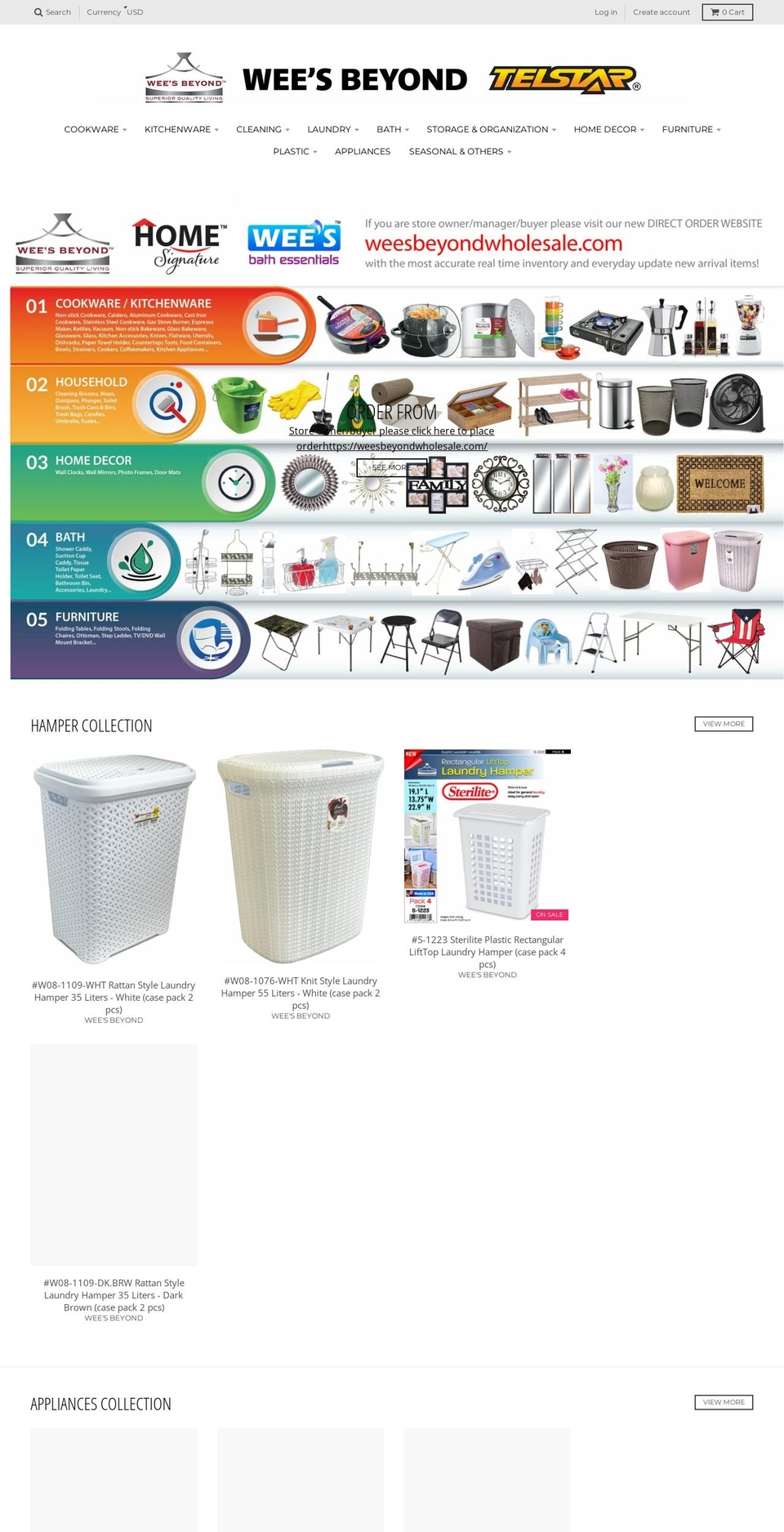 telstarproducts.com shopify website screenshot
