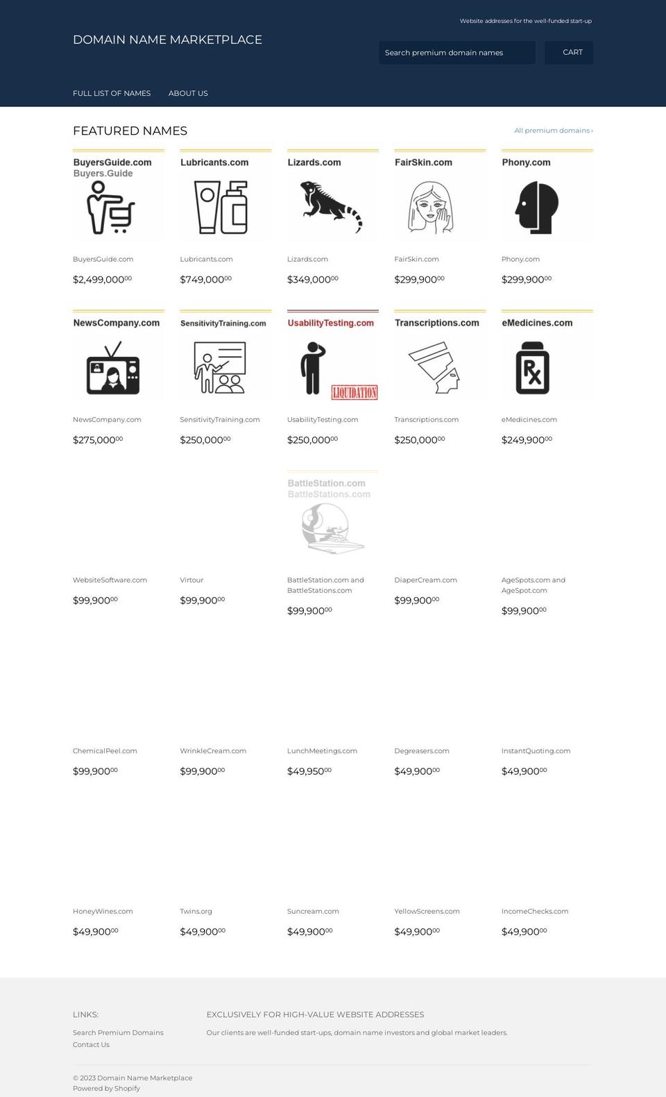 templatesguide.com — Shopify storefront screenshot