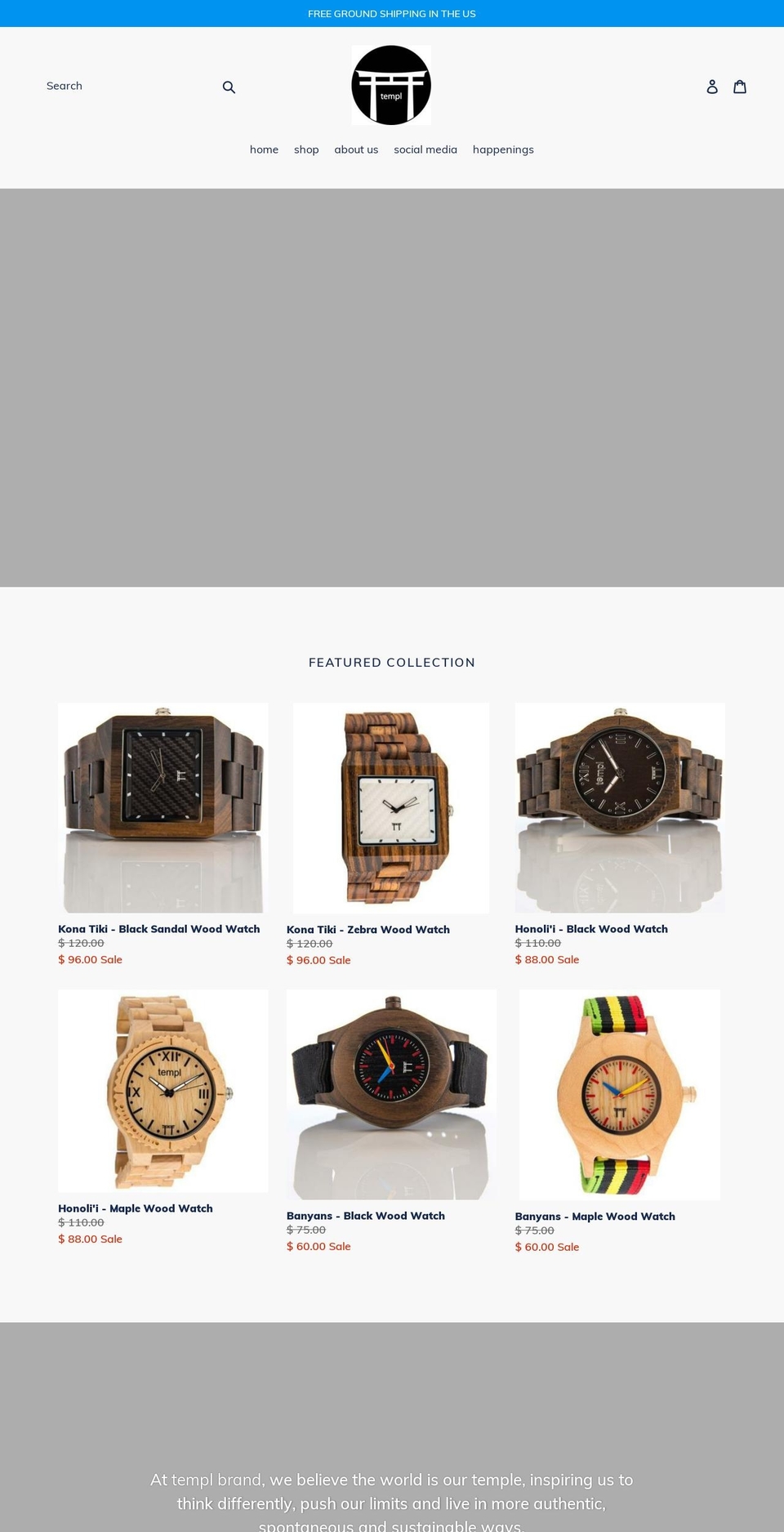 templbrand.com shopify website screenshot