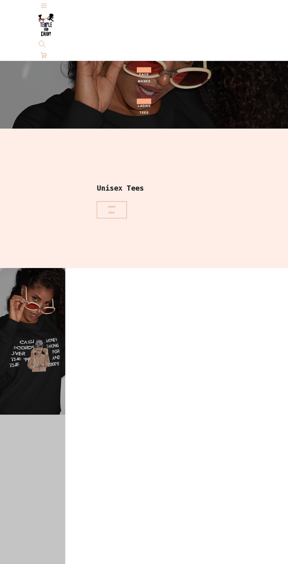templeandkardy.com — Shopify storefront screenshot