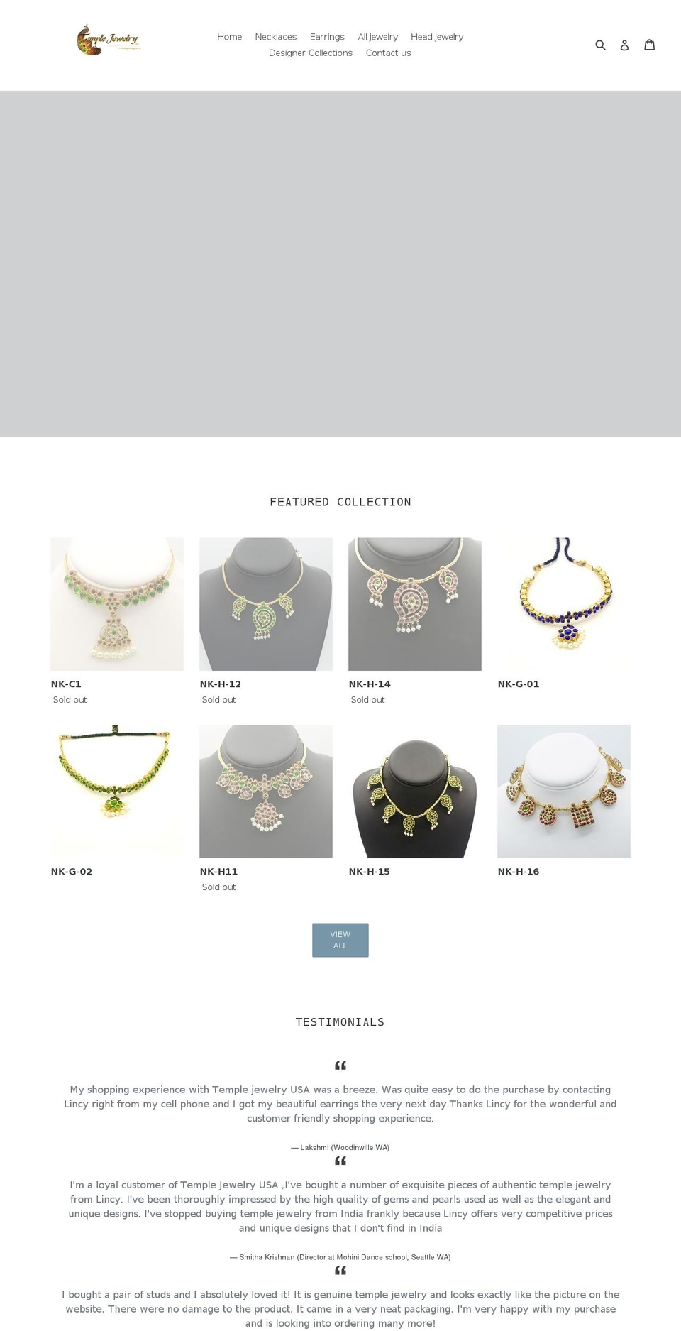 templejewelryusa.com shopify website screenshot