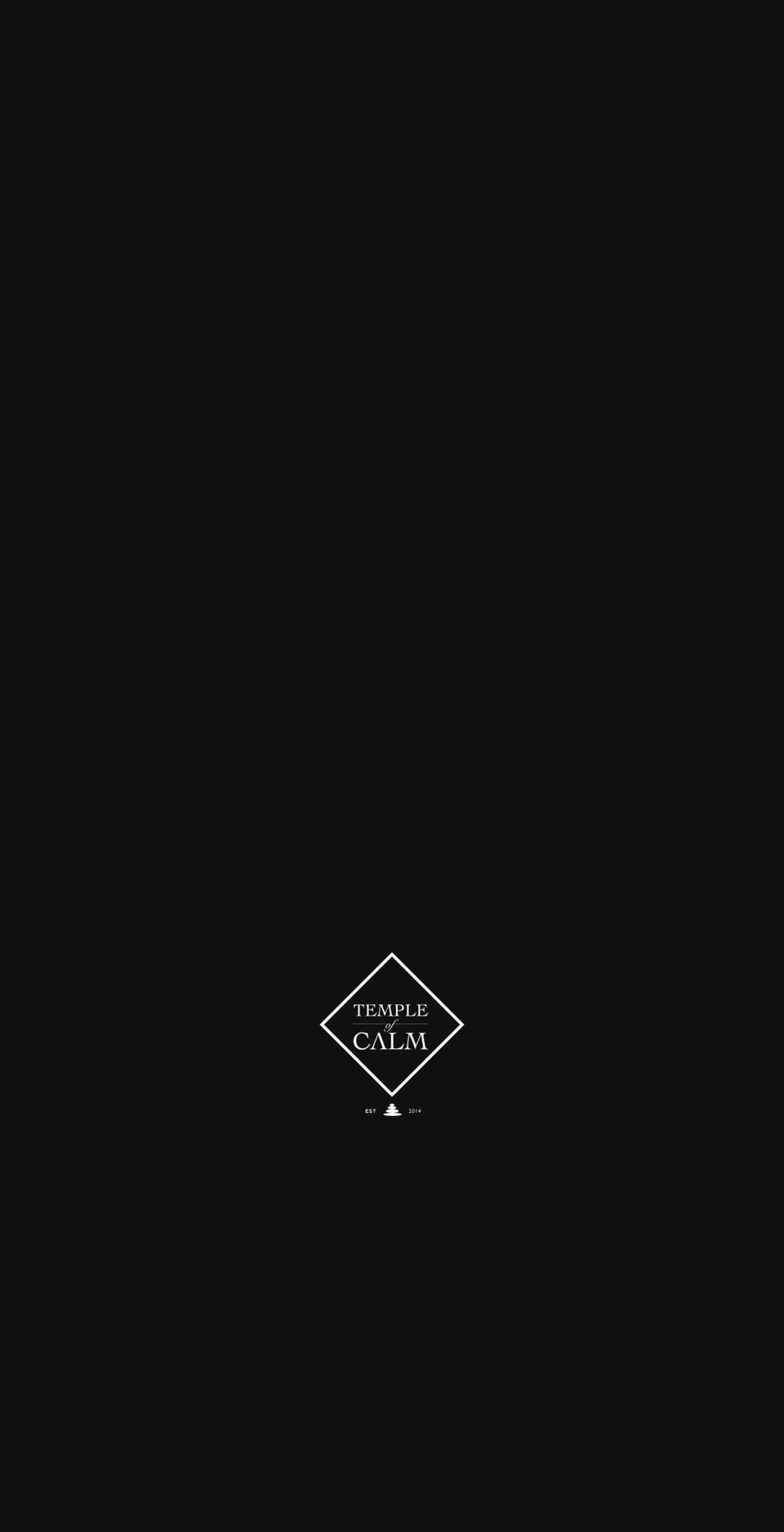 templeofcalm.com shopify website screenshot