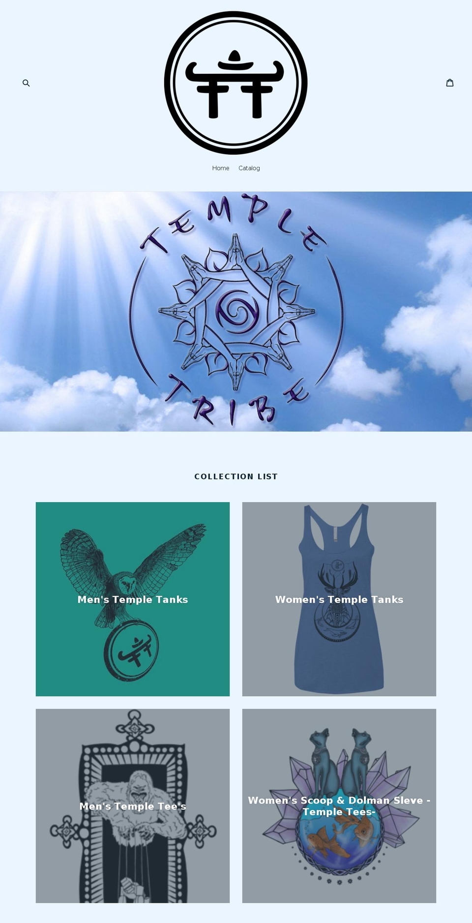 templetribe.com shopify website screenshot