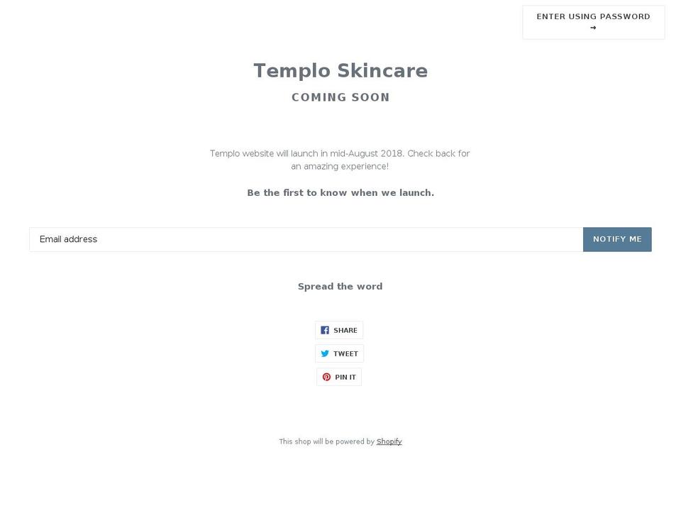 templo.us shopify website screenshot