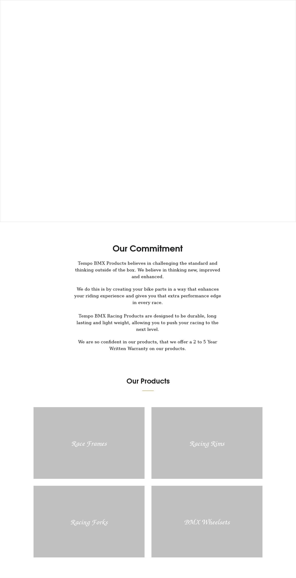 tempobmx.com.au shopify website screenshot