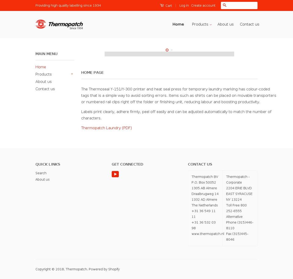 temporarymarking.com — Shopify storefront screenshot