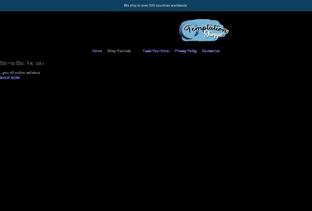 temptationnails.com shopify website screenshot