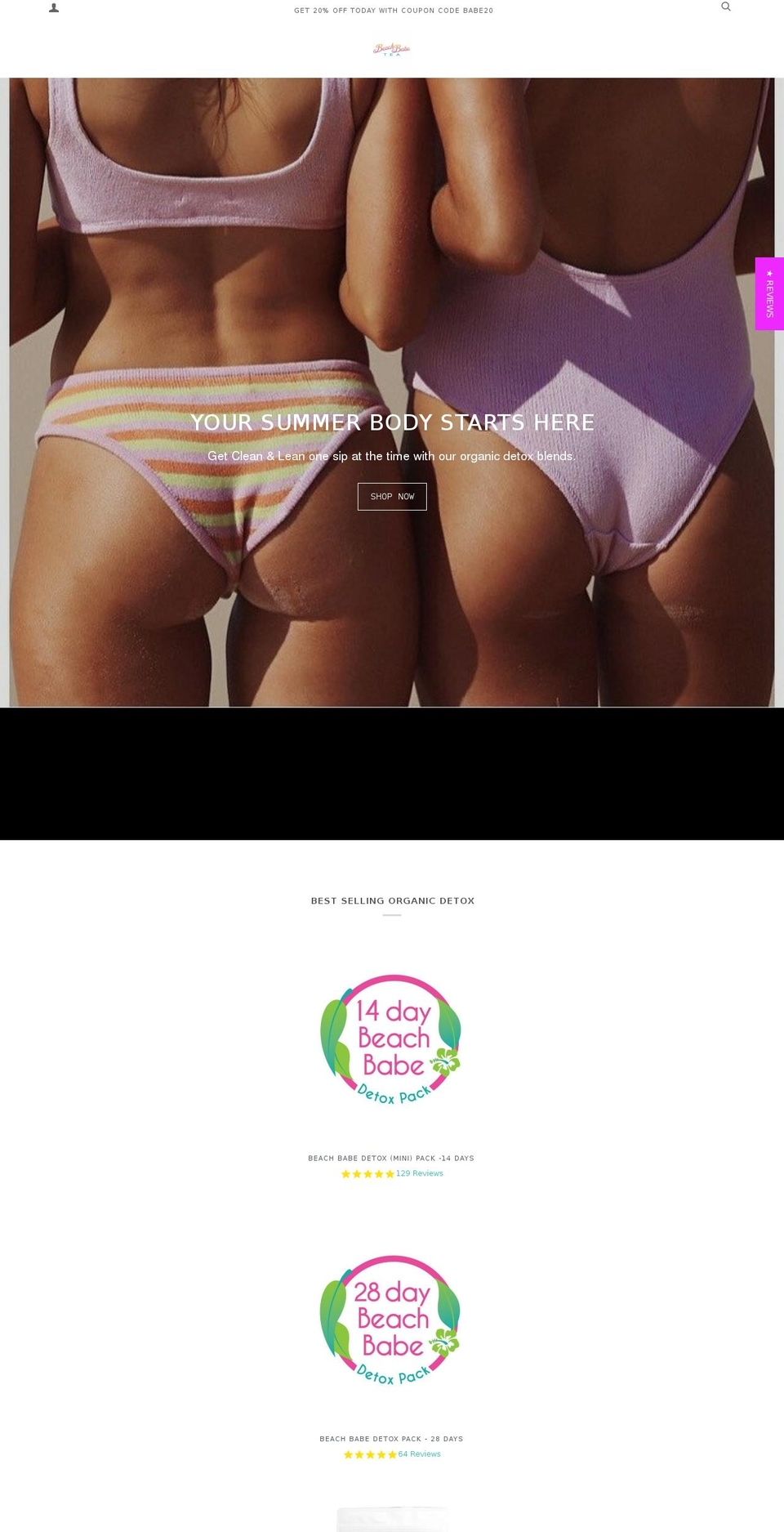 temptresstea.com shopify website screenshot