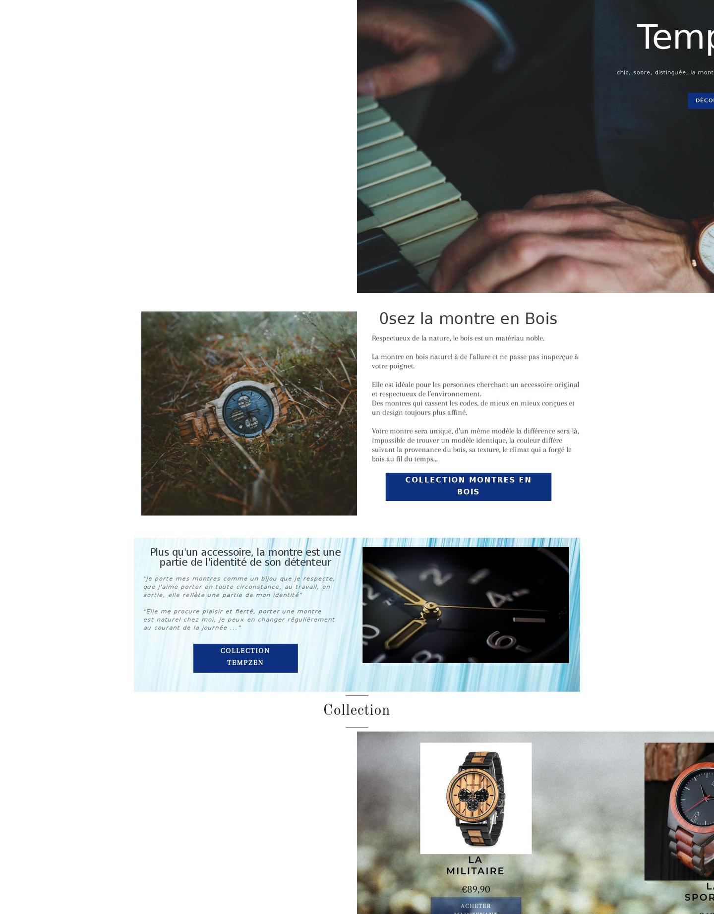 tempzen.com shopify website screenshot