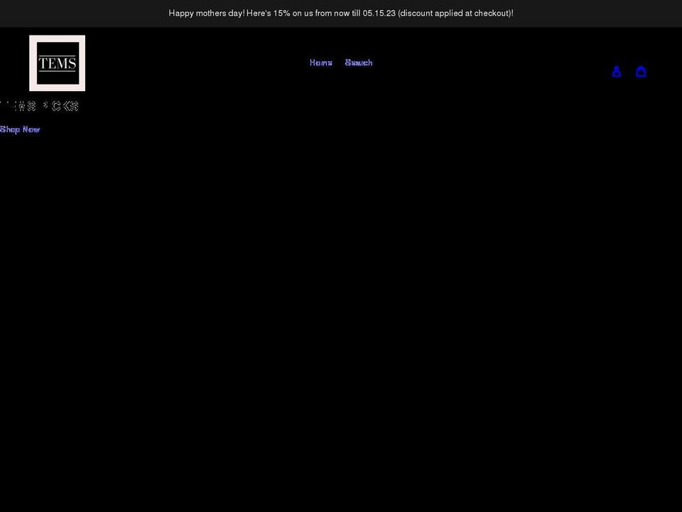 temspicks.com shopify website screenshot