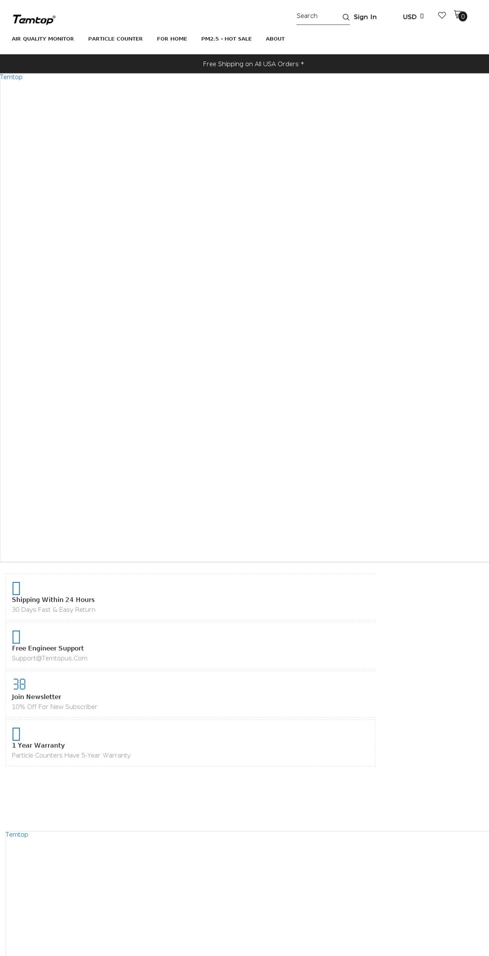 temtopus.com shopify website screenshot