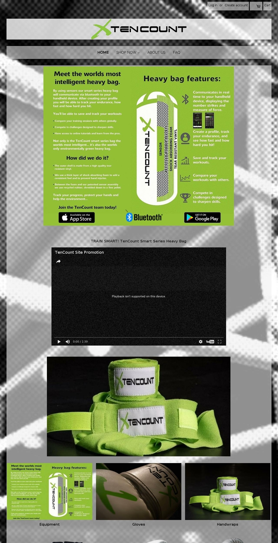 ten-count.com shopify website screenshot