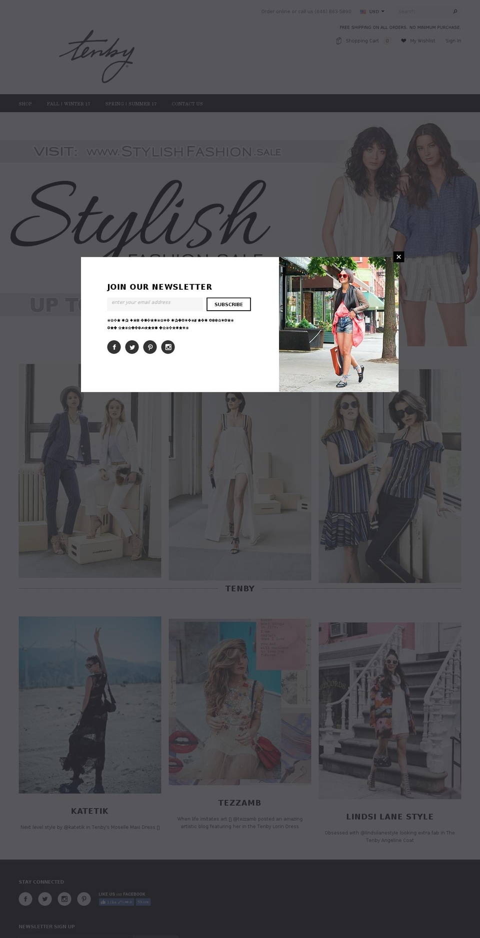 tenby-nyc.com — Shopify storefront screenshot