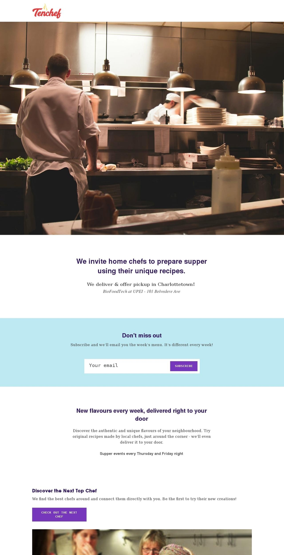 tenchef.com shopify website screenshot