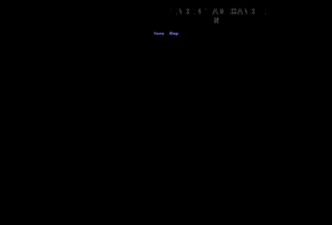 tenderflamecandles.com shopify website screenshot