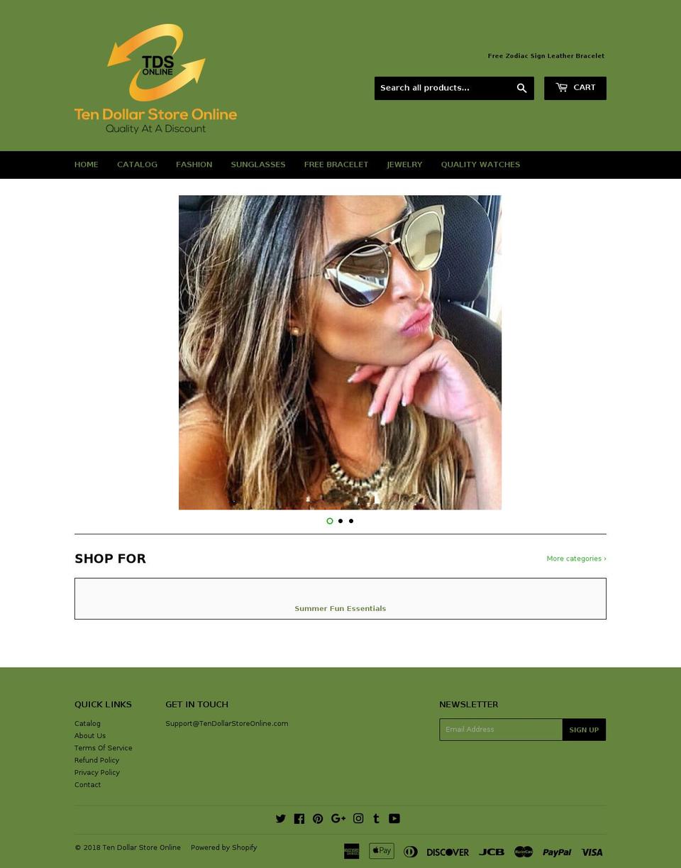 tendollarstoreonline.com — Shopify storefront screenshot