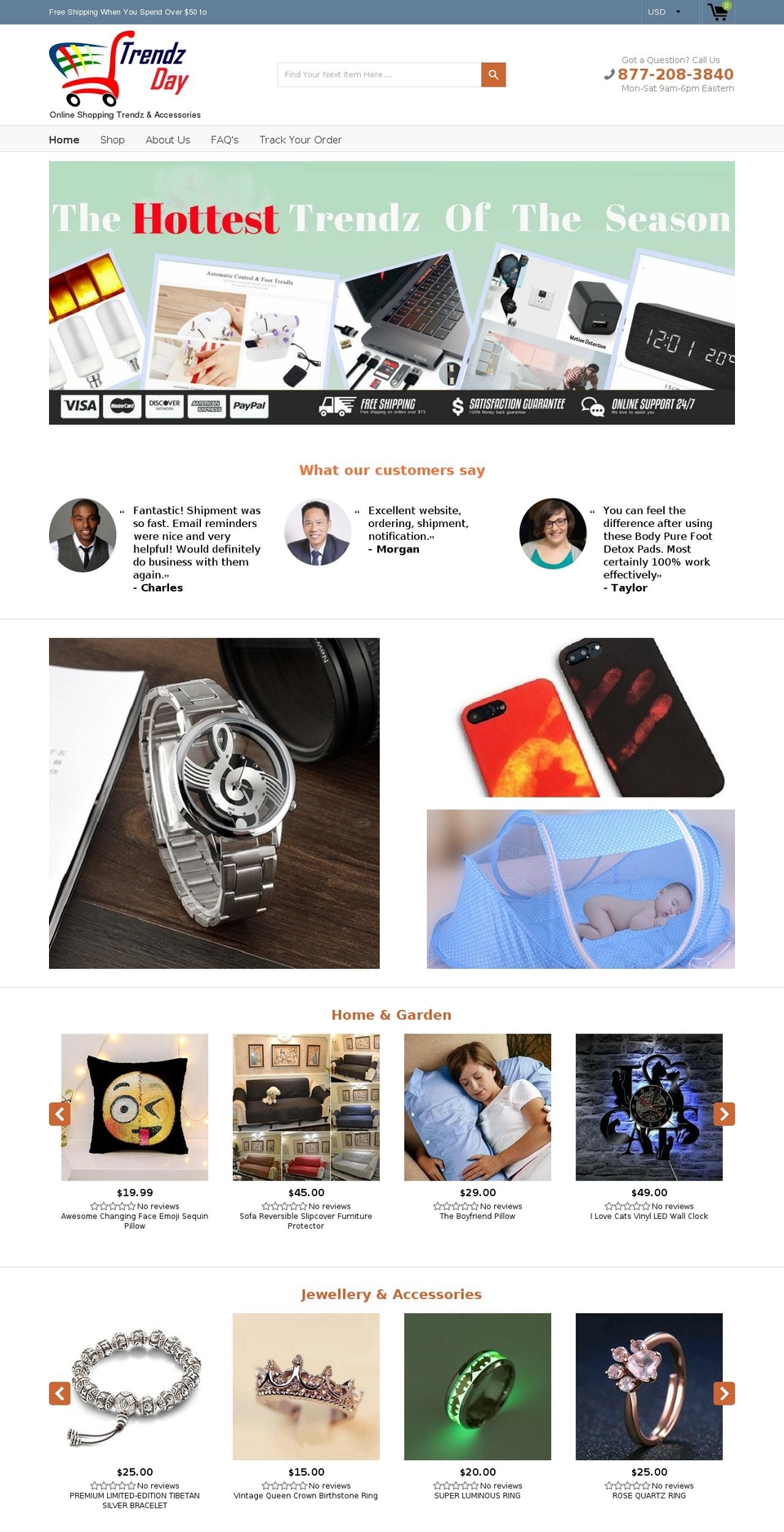 tendtoday.com — Shopify storefront screenshot