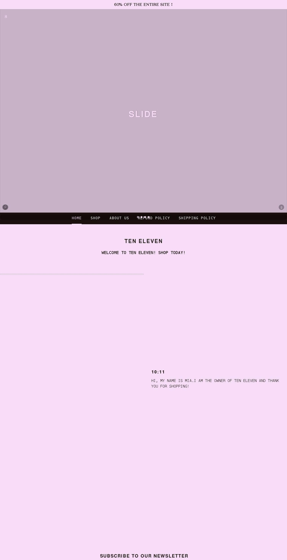 tenelevenn.com shopify website screenshot