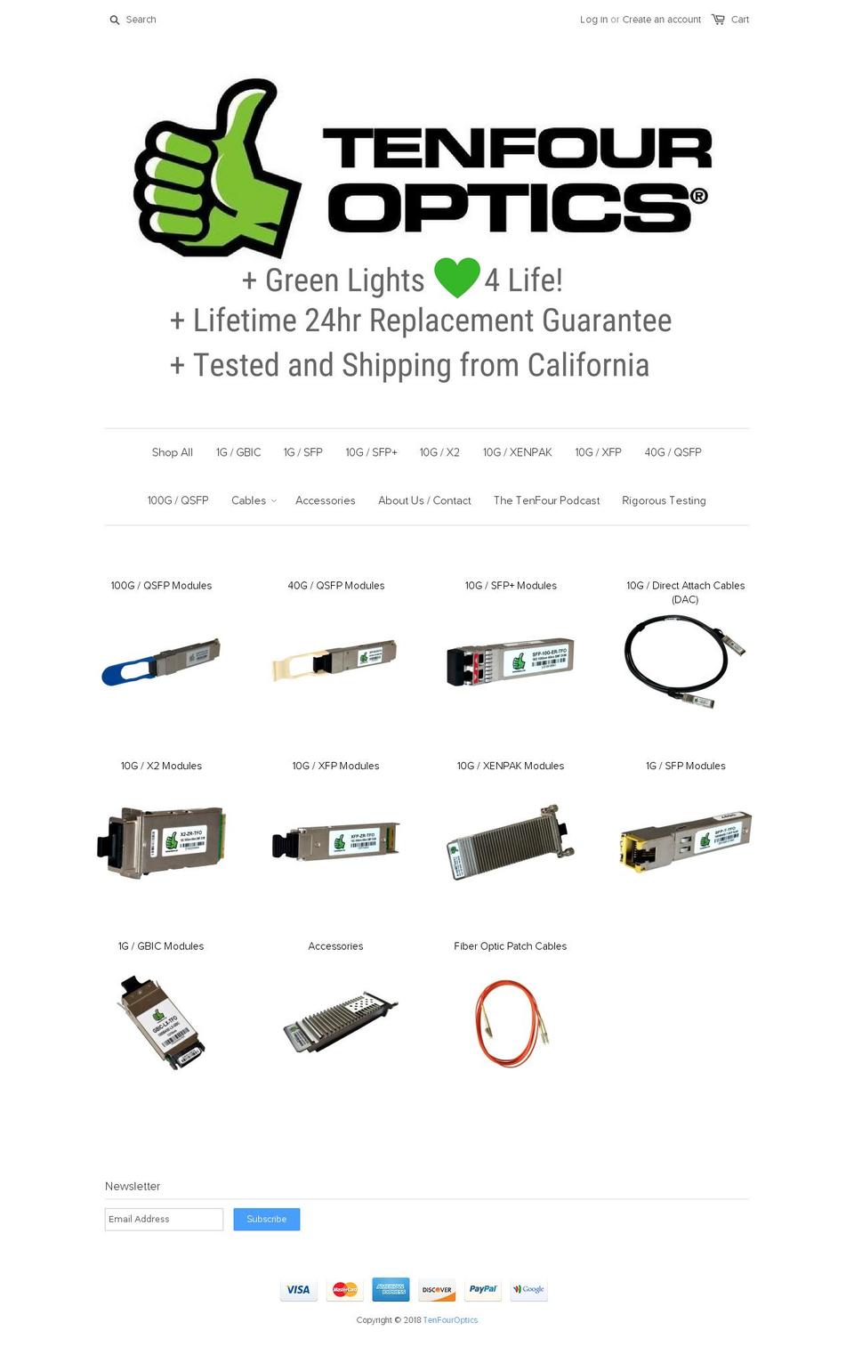 tenfournetworks.ca shopify website screenshot