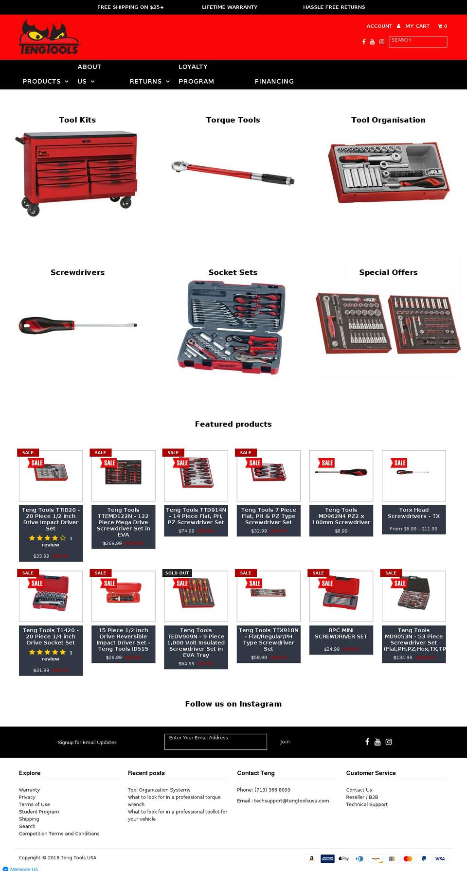 Main Teng Site may 2018 Shopify theme site example tengtoolsusa.net