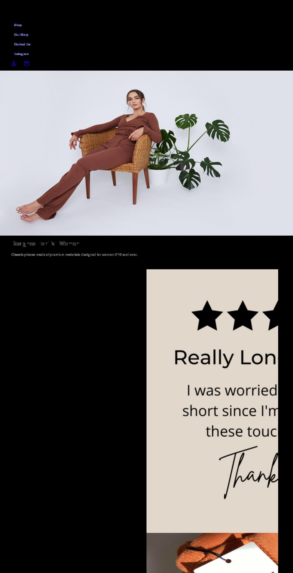 tenithelabel.com shopify website screenshot