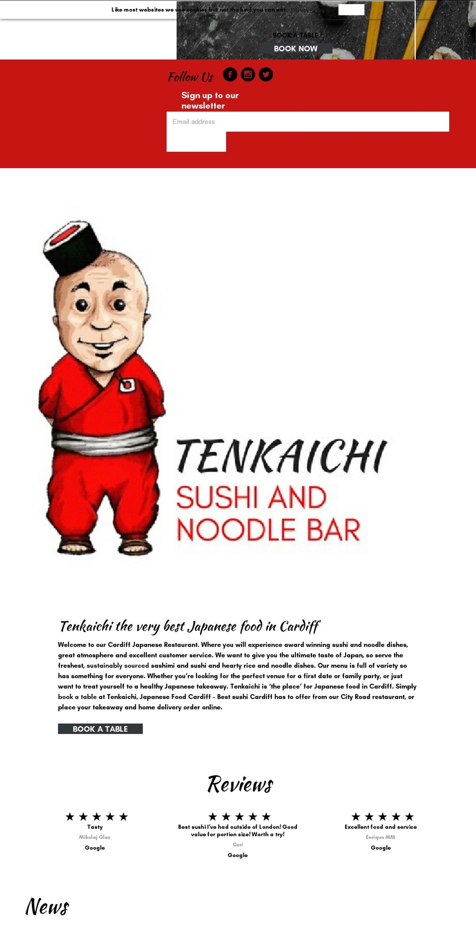 theme355 Shopify theme site example tenkaichi.co.uk