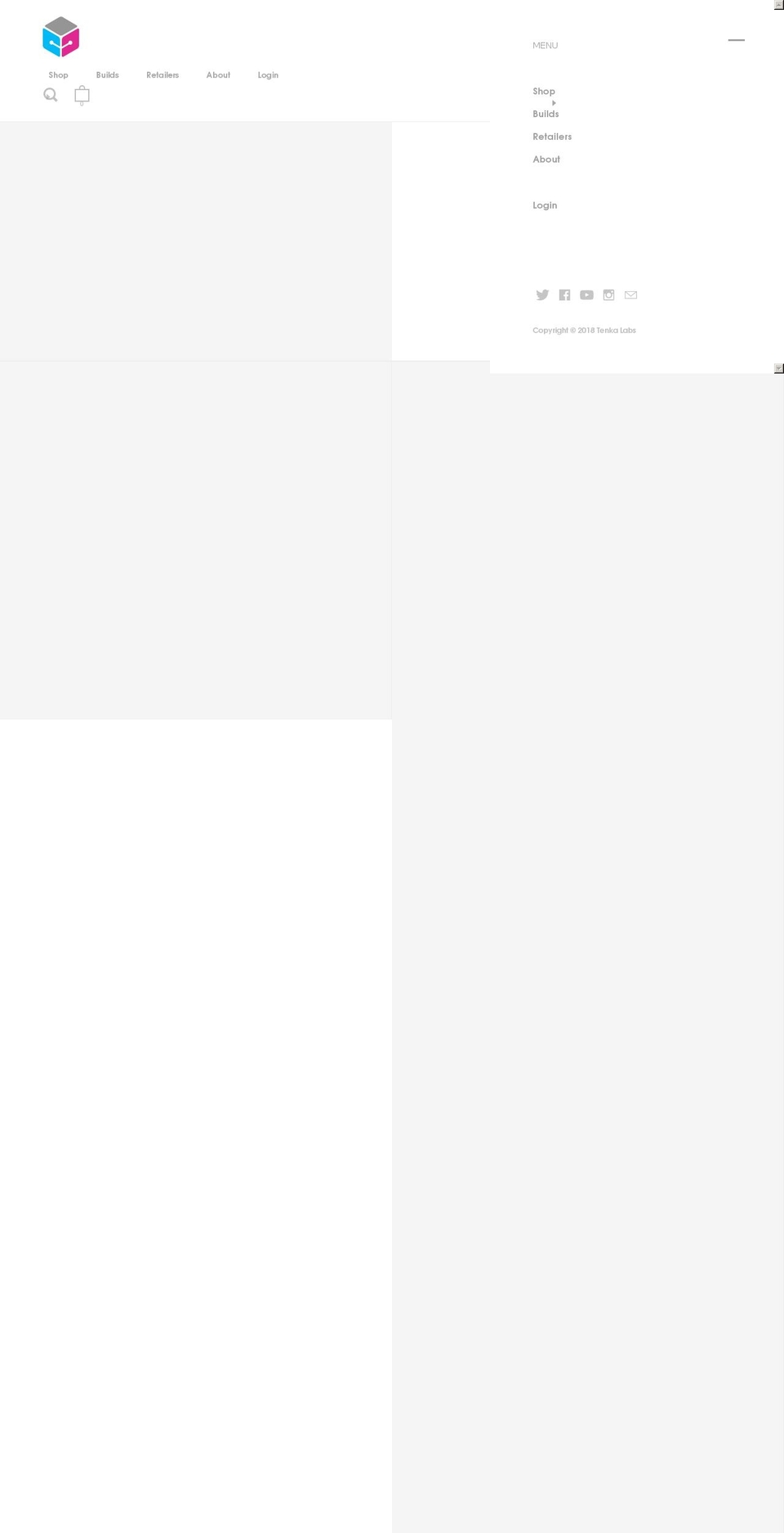 tenkalabs.net shopify website screenshot