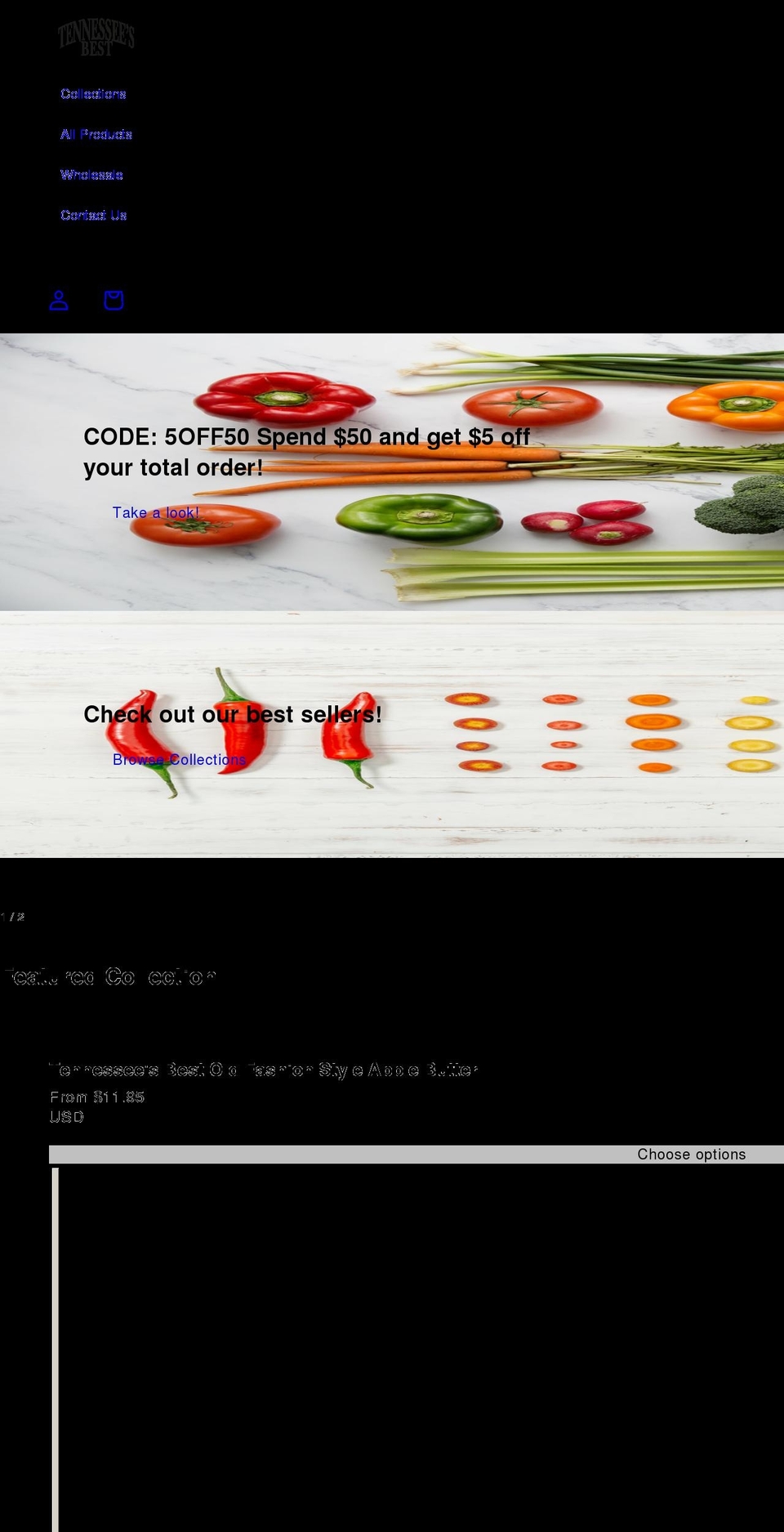 tennesseebest.com shopify website screenshot