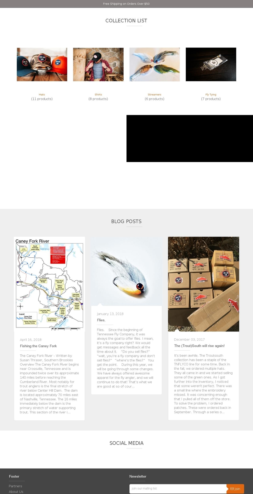 tennesseeflycompany.com — Shopify storefront screenshot