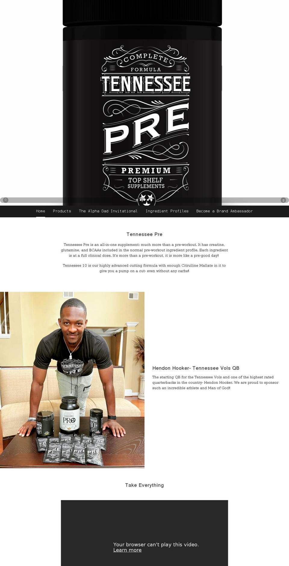 tennesseepre.com shopify website screenshot